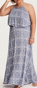 Torrid Medallion print maxi dress